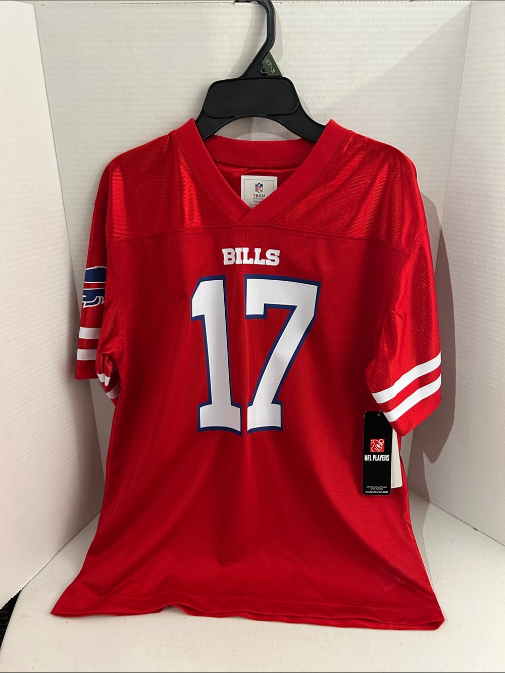 NFL Youth XL(14/16) Red Buffalo Bills #17 Josh Allen. Authentic Jersey. NWT